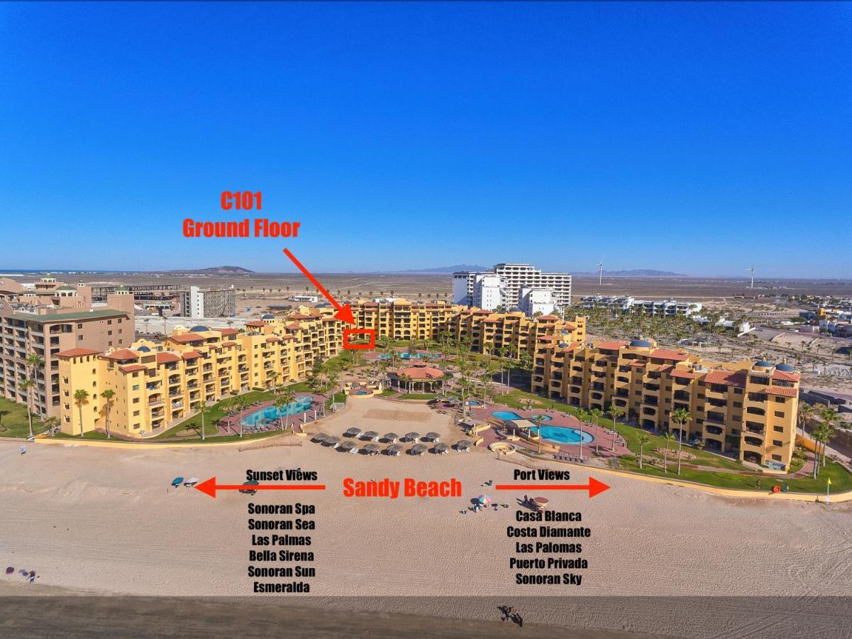 Princesa De Penasco Condo C101 Sandy Beach Puerto Peñasco Exteriör bild